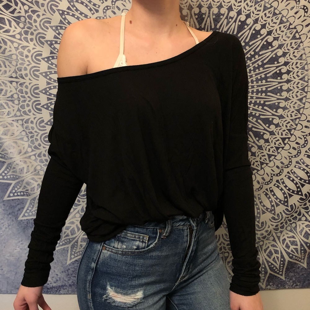 Forever 21 black dolman top